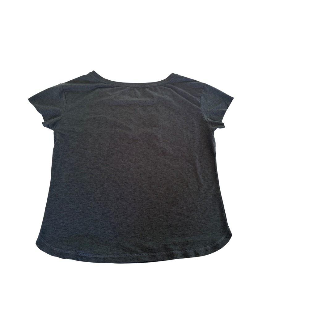 Vuori Women's Lux Performance Pocket Tee Charcoal Heather Est. Size Size M - Picture 4 of 6
